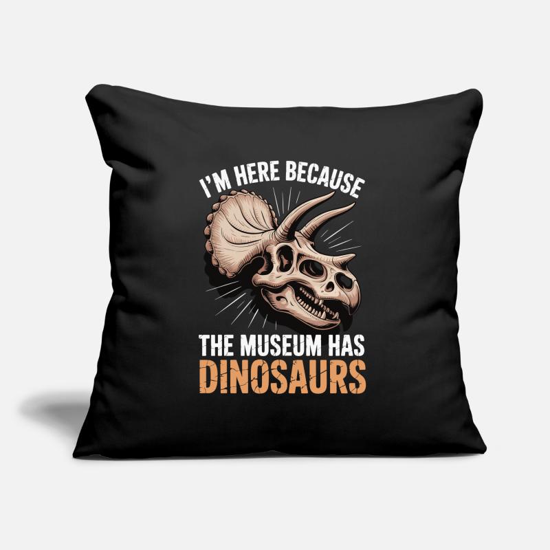 Musée Housse de coussin décorative 45 x 45 cm
