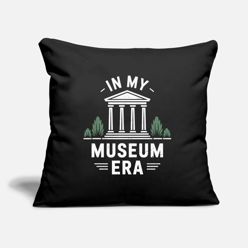 Musée Housse de coussin décorative 45 x 45 cm