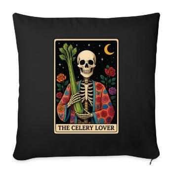 Sellery Tarot - Sofakissenbezug 45 x 45 cm - Schwarz - Vorne