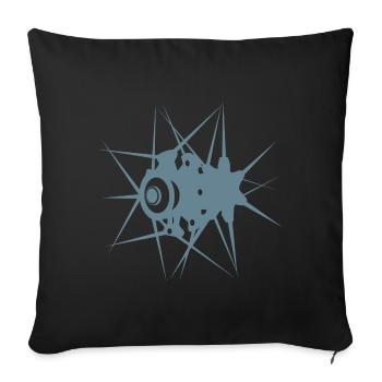 Spoke Bicycle Gift Bicycle Sport - Sofa pillowcase 17,3'' x 17,3'' (45 x 45 cm) - black - Front