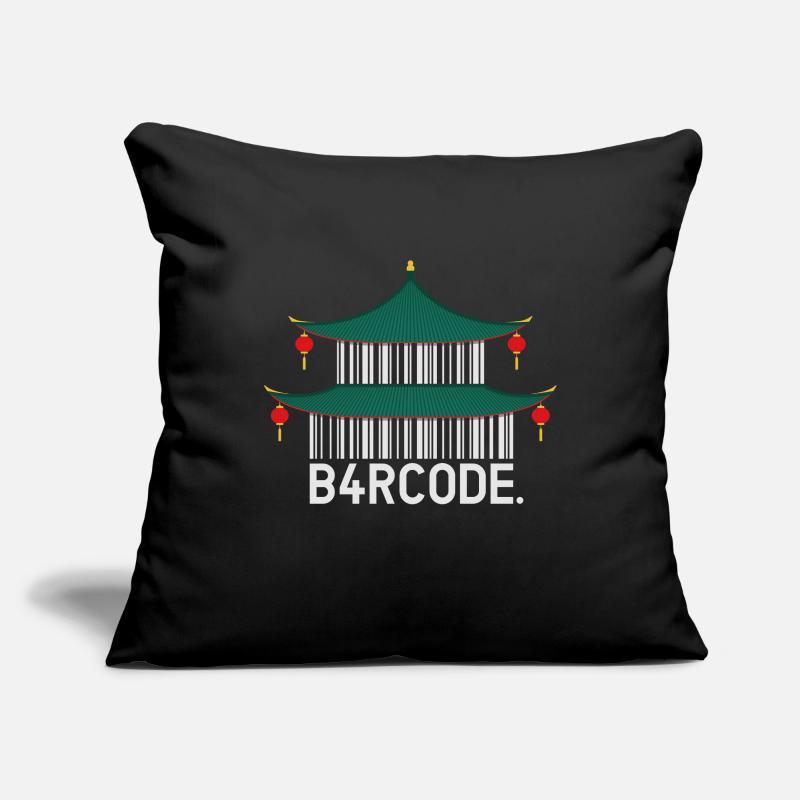 B4RCODE. Chinese Temple Sofakissenbezug 45 x 45 cm