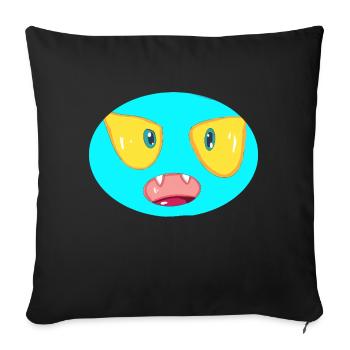 Monster - Sofakissenbezug 45 x 45 cm - Schwarz - Vorne