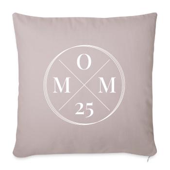 Mom 25 Baby Mutter Muttertag Geschenk Mama 2025 - Sofakissenbezug 45 x 45 cm - helles Taupe - Vorne