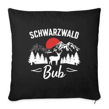 Black Forest Black Forest Baden-Württemberg - Sofa pillowcase 17,3'' x 17,3'' (45 x 45 cm) - black - Front