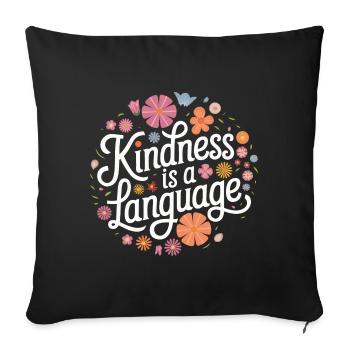 Altruismo Selfless Giving Giving School Spirit - Sofa pillowcase 17,3'' x 17,3'' (45 x 45 cm) - black - Front