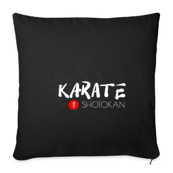 karate shotokan tiger kanji - Sofa pillowcase 17,3'' x 17,3'' (45 x 45 cm) - black - Front