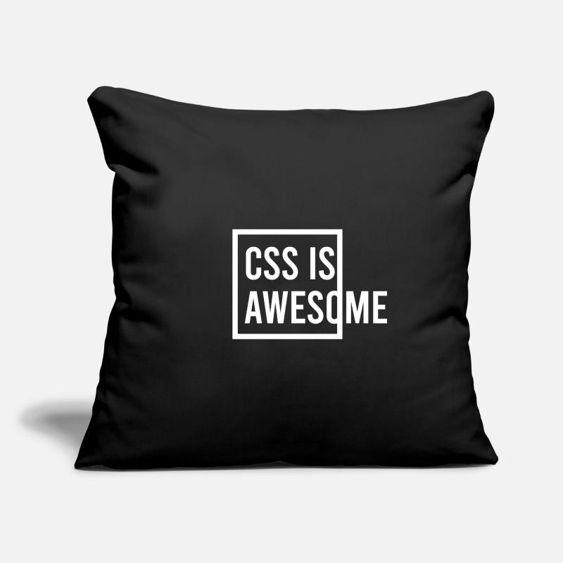 CSS est génial Housse de coussin décorative 45 x 45 cm