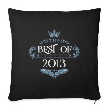 2013 best of - Sofakissenbezug 45 x 45 cm - Schwarz - Vorne