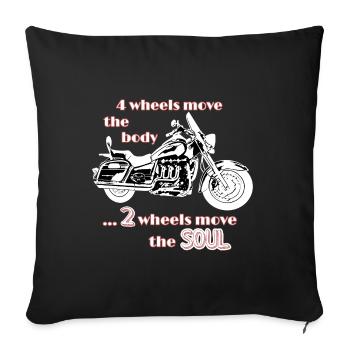 Motorcycle Rocket 3 Touring Bike - Sofa pillowcase 17,3'' x 17,3'' (45 x 45 cm) - black - Front