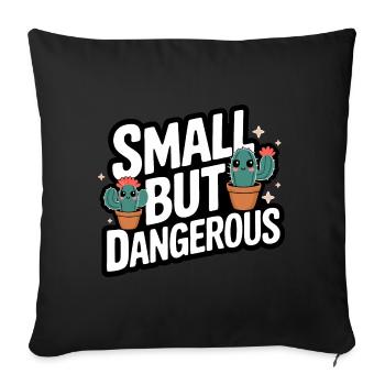 Cactus Cacti Desert Plant - Sofa pillowcase 17,3'' x 17,3'' (45 x 45 cm) - black - Front