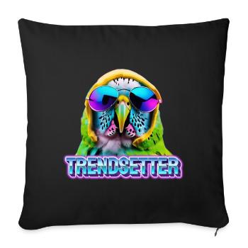 Précurseur de tendances - Housse de coussin décorative 45 x 45 cm - noir - Devant
