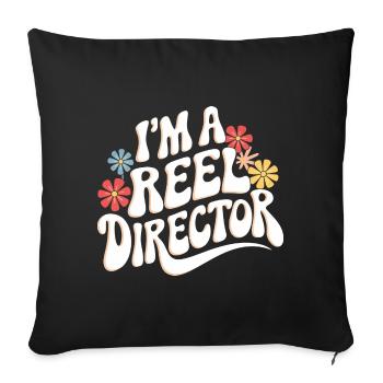 Filmmaker Film Director Cinematographer Film - Sofa pillowcase 17,3'' x 17,3'' (45 x 45 cm) - black - Front