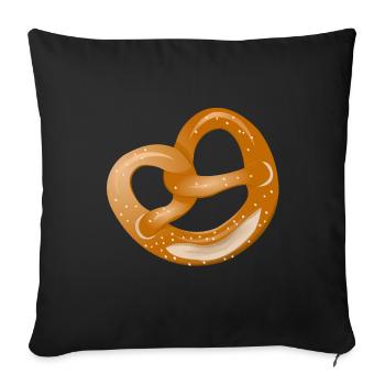 Breze - Sofakissenbezug 45 x 45 cm - Schwarz - Vorne