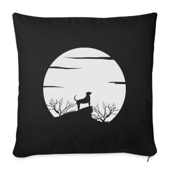 Treeing Tennessee Brindle - Sofakissenbezug 45 x 45 cm - Schwarz - Vorne