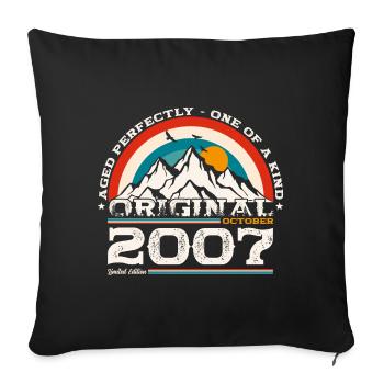 17th Birthday Legend October 2007 Volume 07 - Sofa pillowcase 17,3'' x 17,3'' (45 x 45 cm) - black - Front