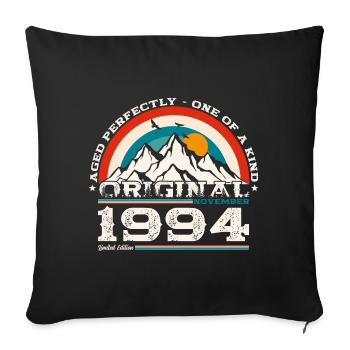 30e anniversaire Original Novembre 1994 Volume 94 - Housse de coussin décorative 45 x 45 cm - noir - Devant