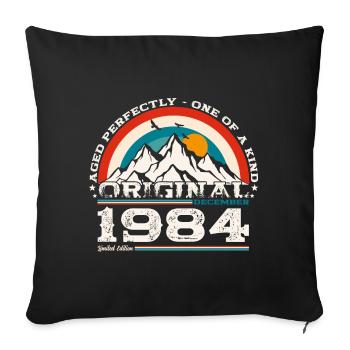 40e anniversaire Légende Décembre 1984 Volume 84 - Housse de coussin décorative 45 x 45 cm - noir - Devant