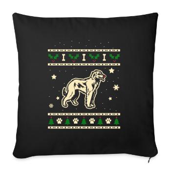 Taigan Weihnachtsgeschenk - Sofakissenbezug 45 x 45 cm - Schwarz - Vorne