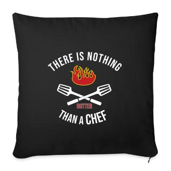Chef - Chef - Chef - Sofa pillowcase 17,3'' x 17,3'' (45 x 45 cm) - black - Front