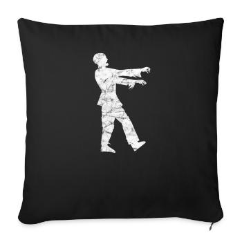 Zombie - Sofakissenbezug 45 x 45 cm - Schwarz - Vorne