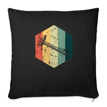 Artisans - Housse de coussin décorative 45 x 45 cm - noir - Devant