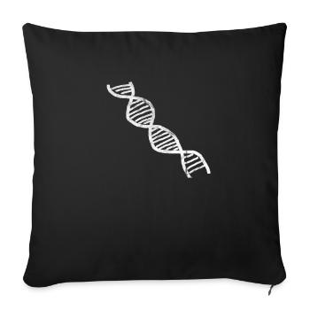 biologie - Housse de coussin décorative 45 x 45 cm - noir - Devant
