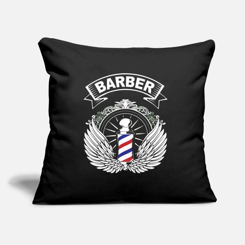 Barber - Barber Pole - Cadeau graphique Housse de coussin décorative 45 x 45 cm