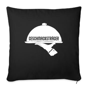 Waiter Waitress Gastro Saying Gift Idea - Sofa pillowcase 17,3'' x 17,3'' (45 x 45 cm) - black - Front