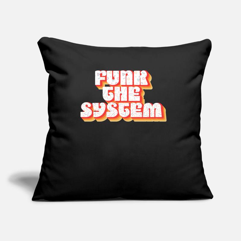 FUNK LE SYSTÈME Housse de coussin décorative 45 x 45 cm