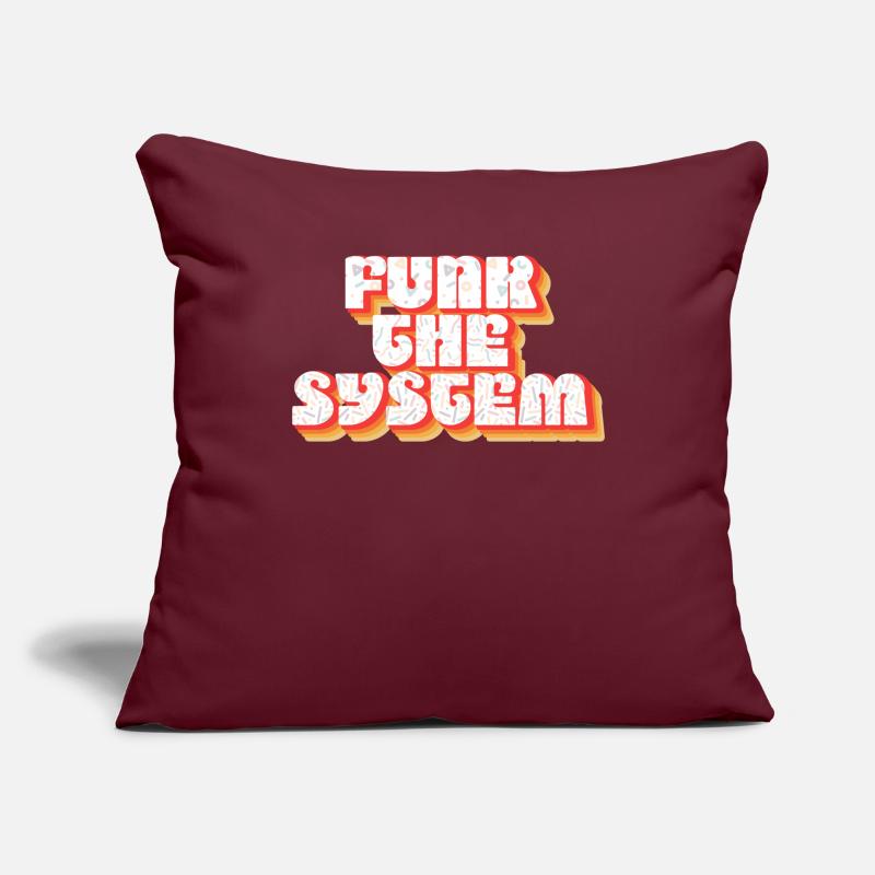 FUNK LE SYSTÈME Housse de coussin décorative 45 x 45 cm