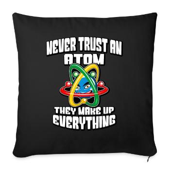 Physique Geek - Housse de coussin décorative 45 x 45 cm - noir - Devant