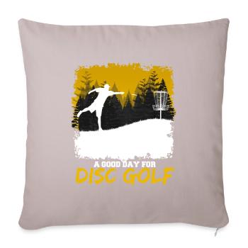 Disc Golf - Housse de coussin décorative 45 x 45 cm - taupe clair - Devant