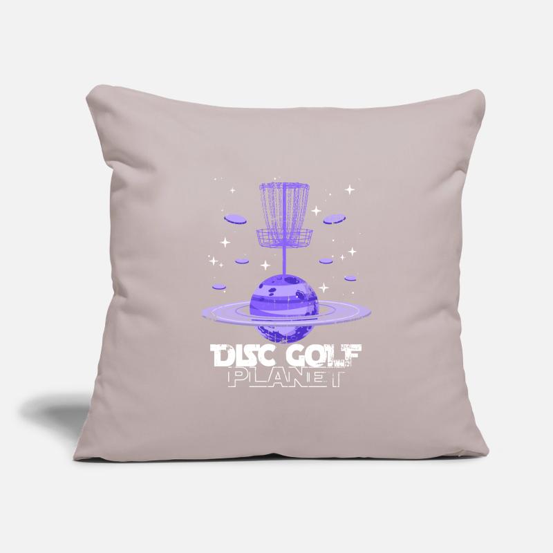 Disc Golf Planet Stern Geschenk Sofakissenbezug 45 x 45 cm