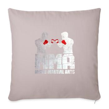 MMA Kaempfer - Sofakissenbezug 45 x 45 cm - helles Taupe - Vorne