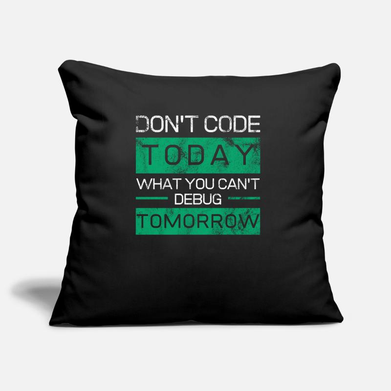 Funny gift programmer coder nerds Sofa pillowcase 17,3'' x 17,3'' (45 x 45 cm)