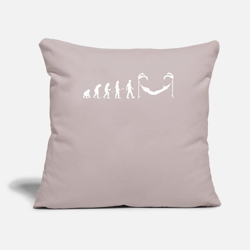 Evolution Man Hammock Gift Idea Hammocking Sofa pillowcase 17,3'' x 17,3'' (45 x 45 cm)