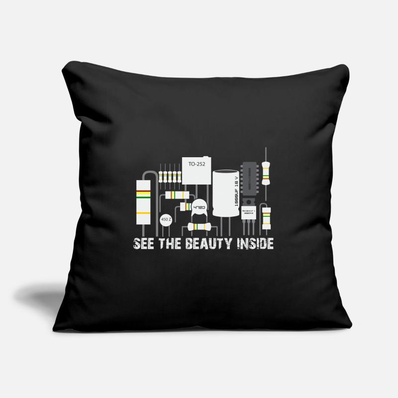See The Beauty Inside Electrical Engineering Freak Funny Sofa pillowcase 17,3'' x 17,3'' (45 x 45 cm)