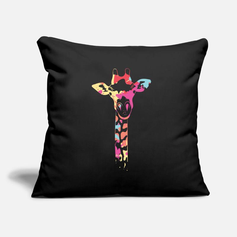 Color Giraffe Sofa pillowcase 17,3'' x 17,3'' (45 x 45 cm)