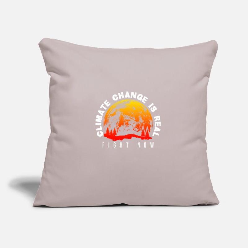 Climate change Sofa pillowcase 17,3'' x 17,3'' (45 x 45 cm)