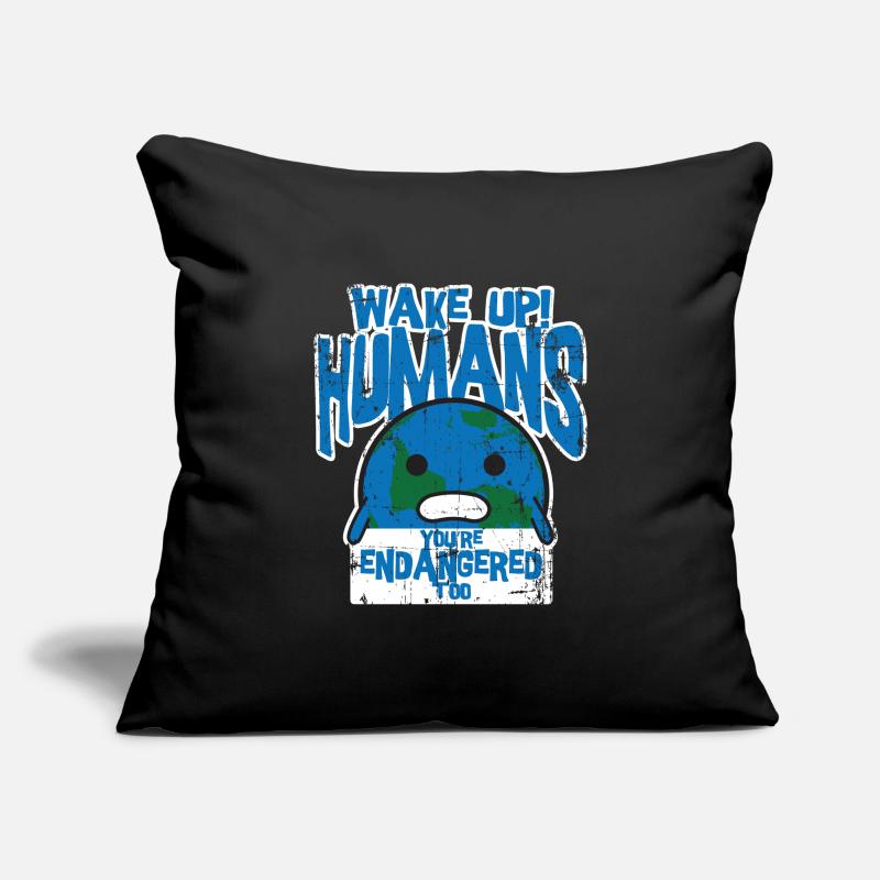 climate Change Sofa pillowcase 17,3'' x 17,3'' (45 x 45 cm)
