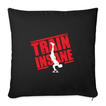 Calisthenics Geschenk - Sofakissenbezug 45 x 45 cm - Schwarz - Vorne