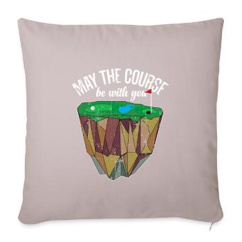 Golf Course Golf Golfball - Sofa pillowcase 17,3'' x 17,3'' (45 x 45 cm) - light taupe - Front