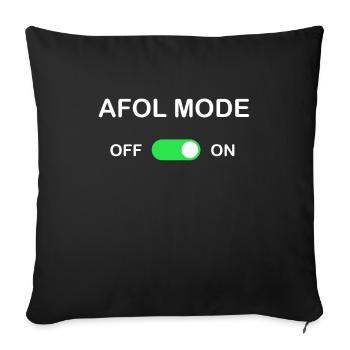 AFOL Adult Fan of Bricks | Collector - Sofakissenbezug 45 x 45 cm - Schwarz - Vorne
