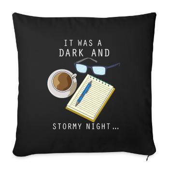 Author writer novel literature writing - Sofa pillowcase 17,3'' x 17,3'' (45 x 45 cm) - black - Front
