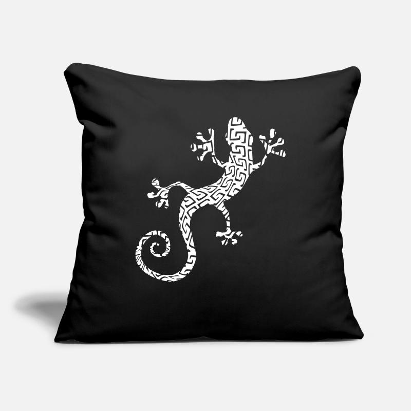 Texture de gecko Housse de coussin décorative 45 x 45 cm