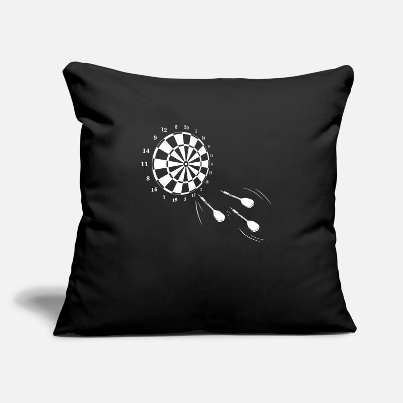 Jeu de fléchettes Housse de coussin décorative 45 x 45 cm