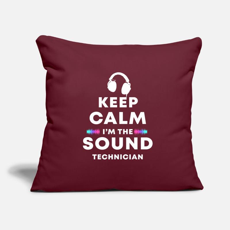 Sound engineer Sofa pillowcase 17,3'' x 17,3'' (45 x 45 cm)