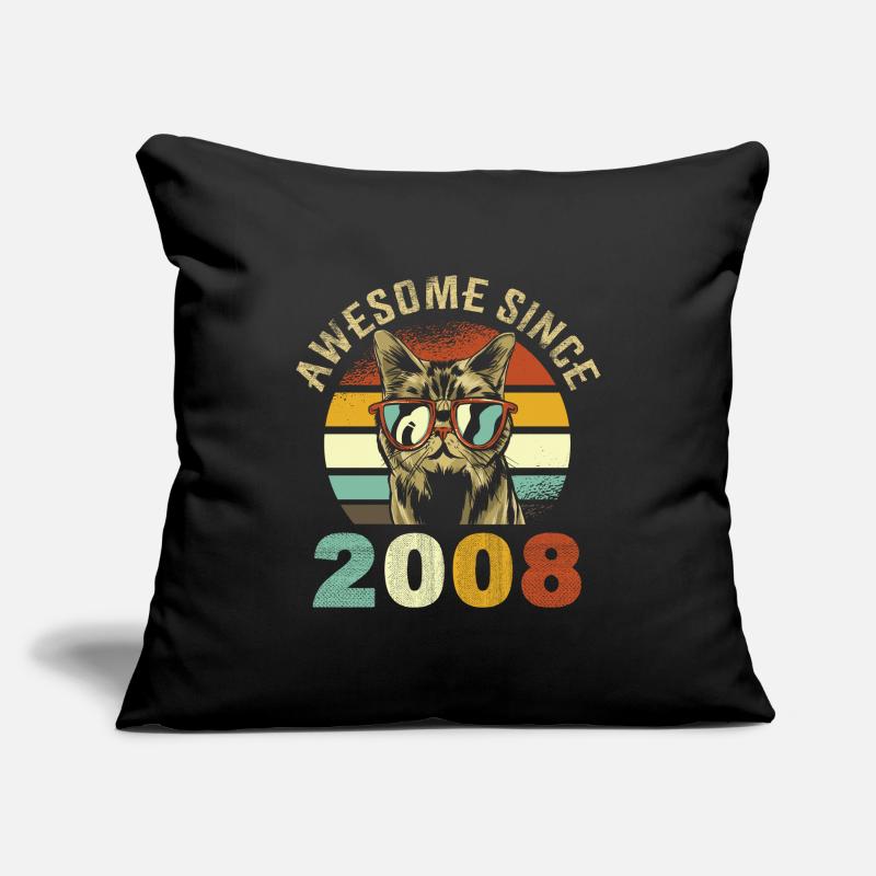 Awesome Since 2008 Sofakissenbezug 45 x 45 cm