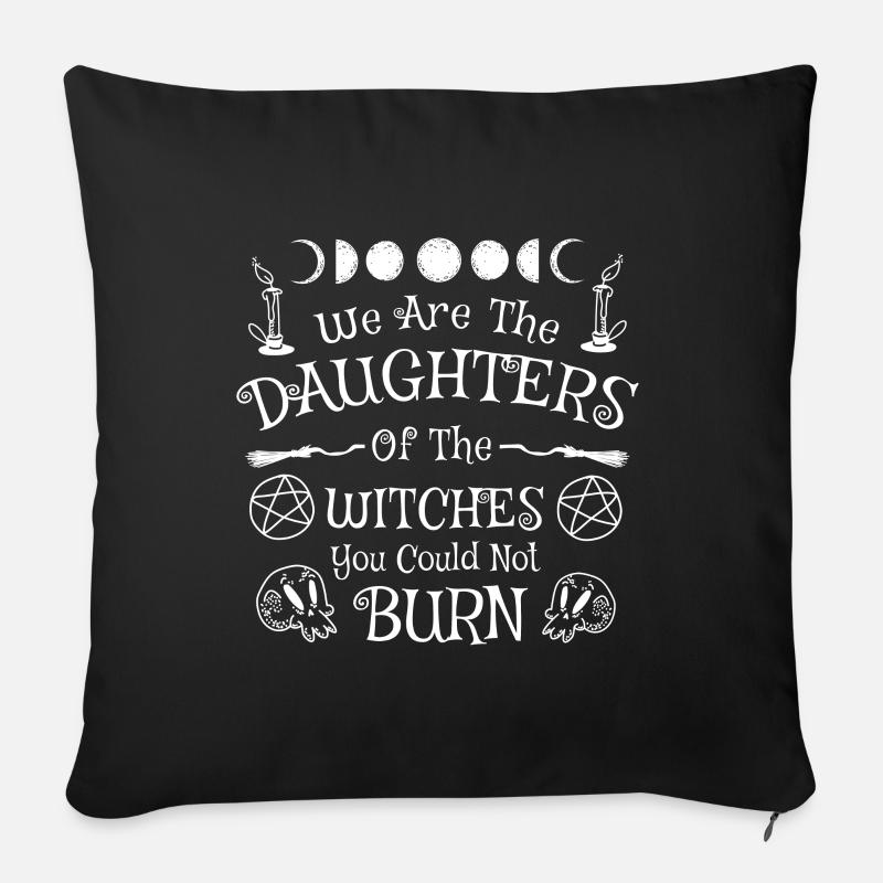 Daughters Of Witches - Sofakissenbezug 45 x 45 cm - Schwarz