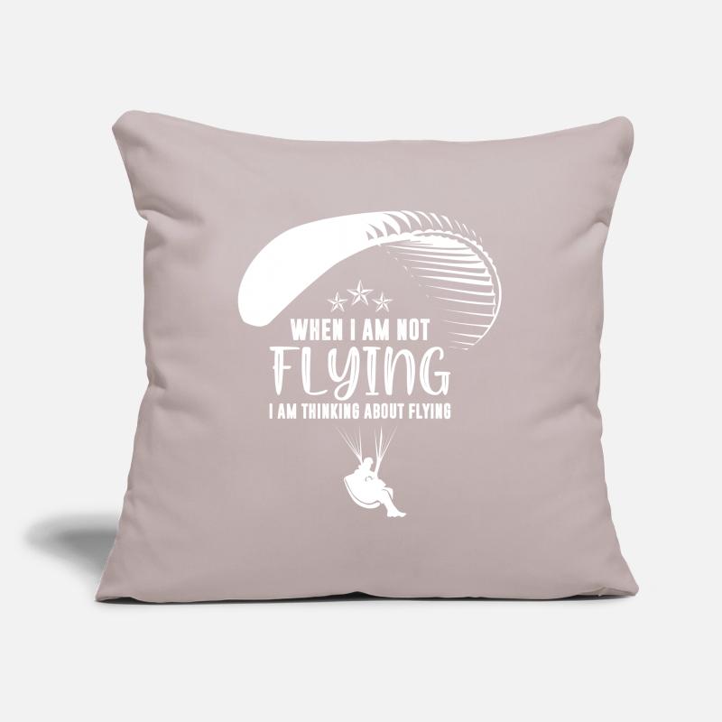 Paragliding tandem flight paragliding gift Sofa pillowcase 17,3'' x 17,3'' (45 x 45 cm)